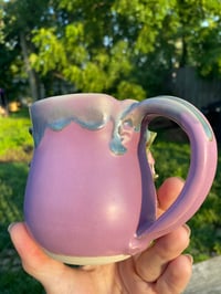 Image 4 of 10 oz Purple Floral Mug 