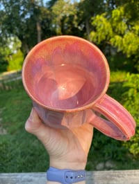 Image 5 of 12 Oz Pink Rose Mug