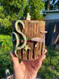 Image 4 of Sculpted Fairy House Jar with Lid