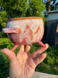 Image 1 of Pink & Orange Cauldron