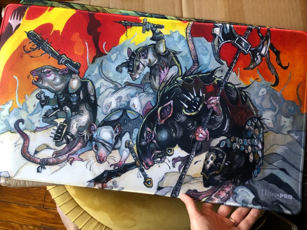 Image of MTG Official Playmat - Relentless Rats