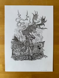 Image 1 of "Ramble" original art