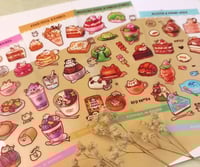 Image 3 of Cakes & Dessert Bakery Series 1 Sticker Sheets