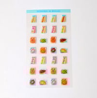 Image 4 of Cakes & Dessert Bakery Series 1 Sticker Sheets