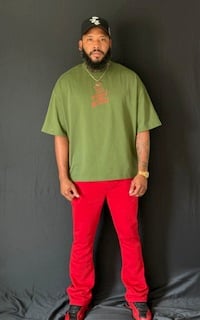 Image 5 of "All Glory" Men's Oversized Cropped T Shirt