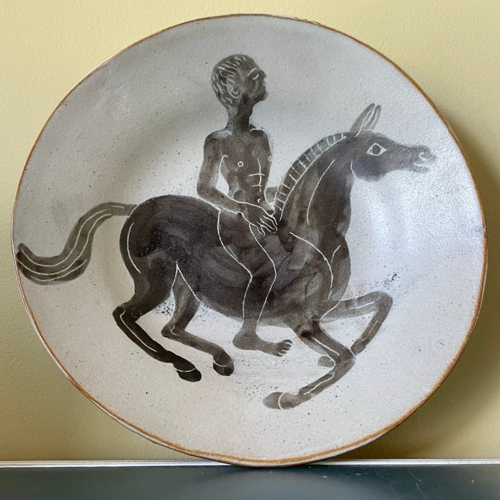 Naked man on a horse 2