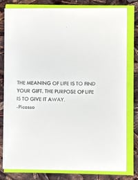 Meaning of Life - Picasso