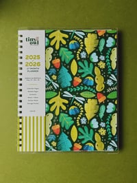 Image 1 of 2025-2026 17 Month Letter Size Planner | Calendar & Weekly Pages | Dragonfly Forest Pattern