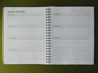 Image 5 of 2025-2026 17 Month Letter Size Planner | Calendar & Weekly Pages | Dragonfly Forest Pattern