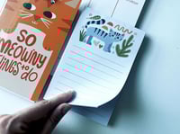 Image 5 of Orange Tabby Cat Weekly Planner + Notepads Gift Set | So Meow-ny Things to Do Spiral 4 x 6 Notepad |
