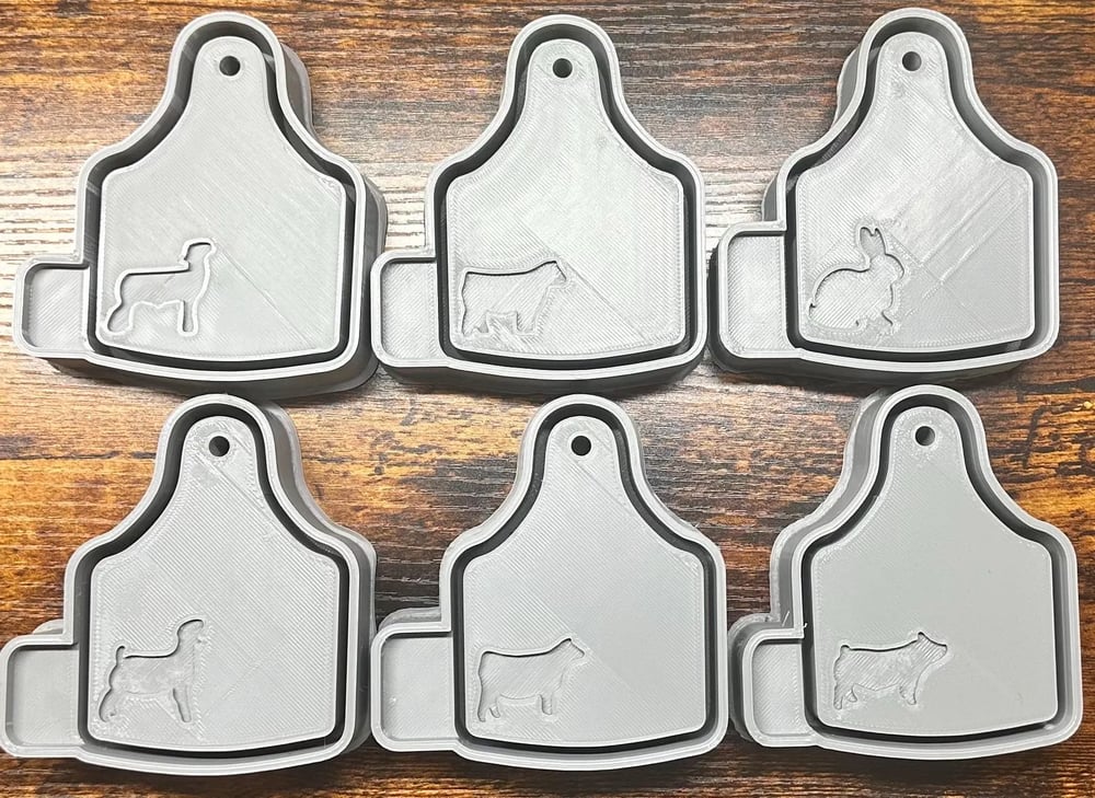 Image of 4H Ear Tag Freshie Molds