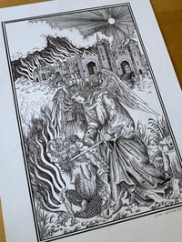 Image 1 of “Angles and demon's” original art