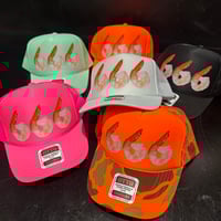 Image 1 of mesh shrimp hats