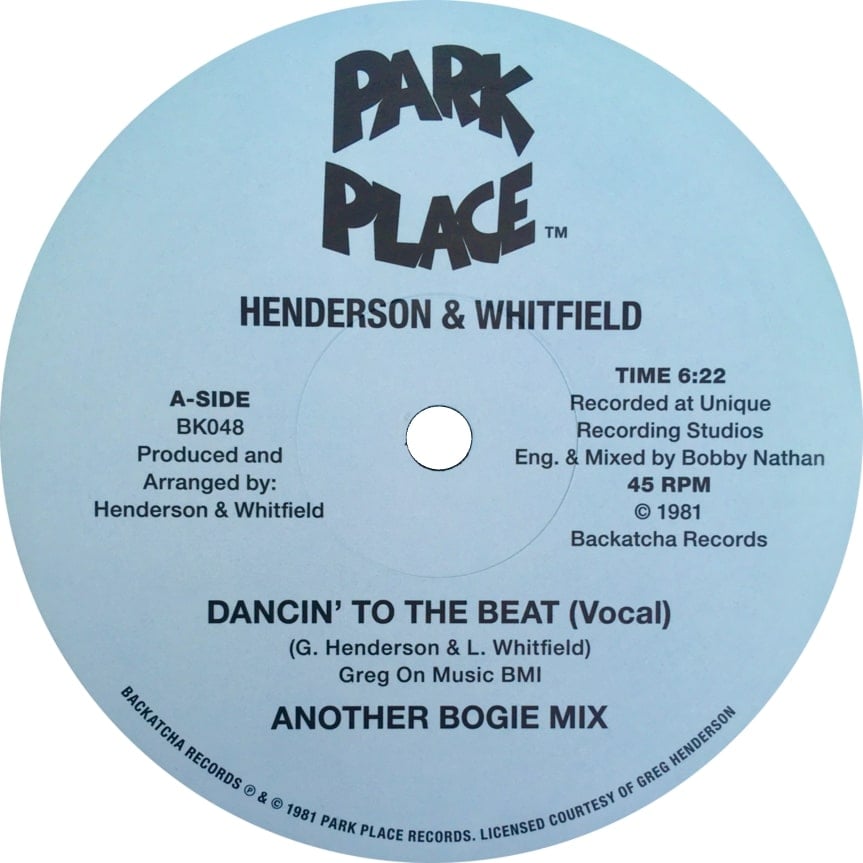 Image of Henderson & Whitfield 12"