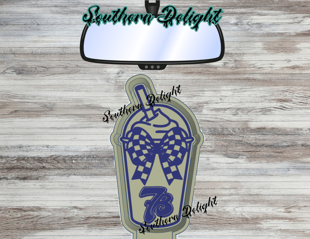 Image of 7Brew whipped cream drink Freshie mold