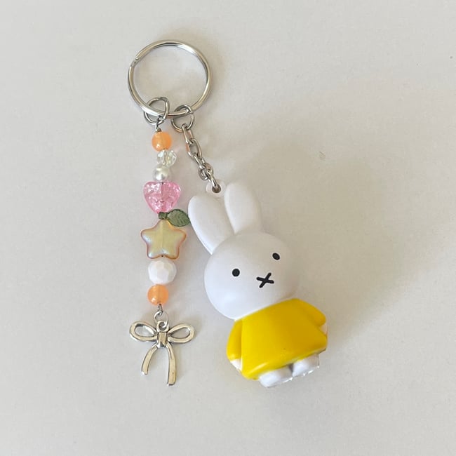 'yellow miffy' keychain