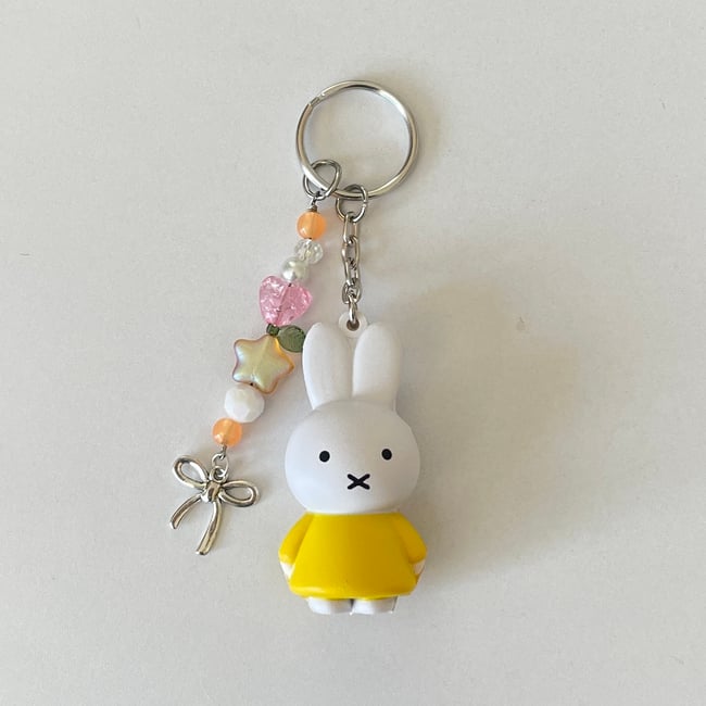 'yellow miffy' keychain
