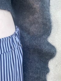 Image 4 of Luna Mohair Top — Dark Grey