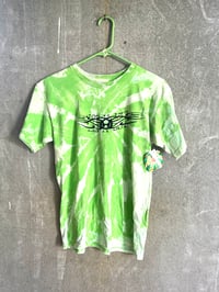 Image 1 of LET IT OUT ///LIME TIE DYE [SML]