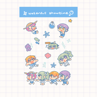 wxs summer sticker sheet