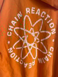 Image 5 of CHAIN REACTION ++ ORANGE H00DIE [2XL]