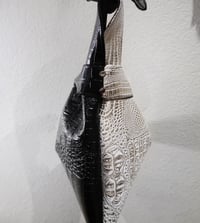 Image 2 of AZUMA BUKURO BAG | DOUBLE SIDED BLACK AND WHITE GATOR