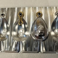 Image 4 of 3 oz Bell Sinker Mold - ( Setup for #2 Eyes ) Aluminum CNC