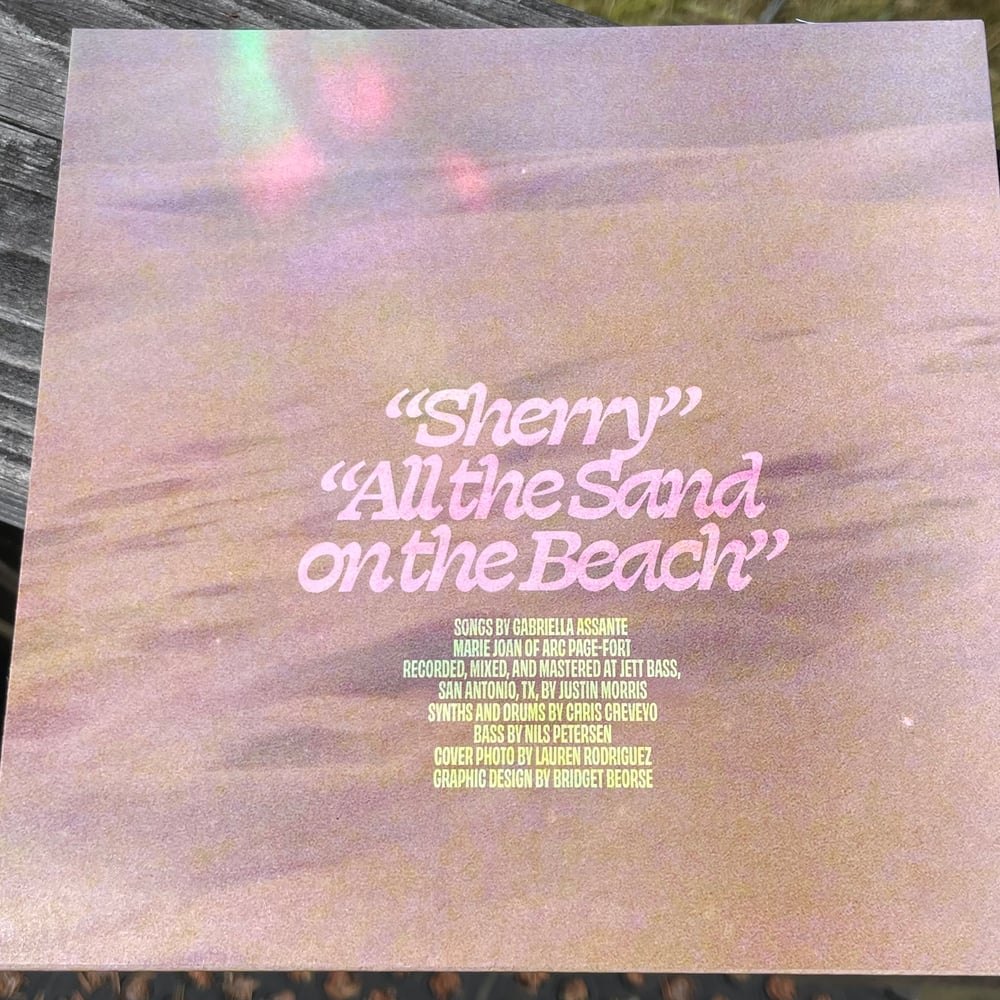 Gabriella Assante Marie Joan of Arc Page-Fort / SHERRY B/W ALL THE SAND ON THE BEACH  7" / GAB001