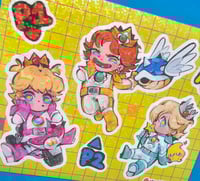 Image 2 of Princess Trio Sticker Sheet
