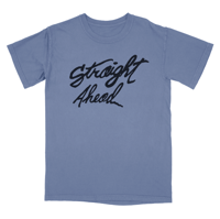 Image 1 of Straight Ahead Logo Double-Sided Light Blue