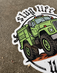 Image 3 of 4'' SLUG LIFE STICKER (ONLY 50 LEFT) 