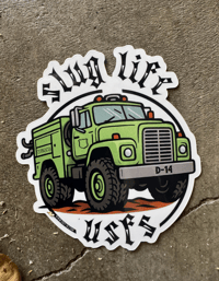 Image 1 of 4'' SLUG LIFE STICKER (ONLY 50 LEFT) 