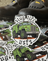 Image 2 of 4'' SLUG LIFE STICKER (ONLY 50 LEFT) 