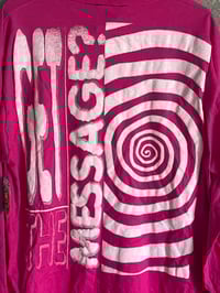 Image 4 of L3T IT OUT//GET THE MSG//PINK L/S [LRG]