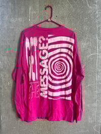 Image 3 of L3T IT OUT//GET THE MSG//PINK L/S [LRG]