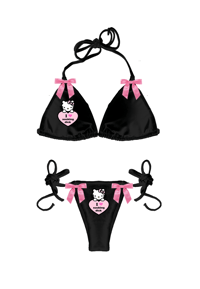 HELLO LOVER BIKINI SWIMSUIT SET