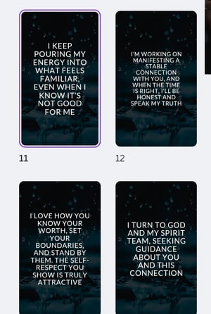 Image of Unsaid Words Messages Cards Deck