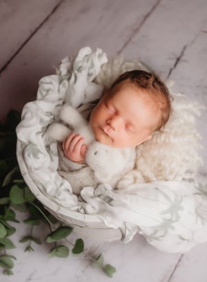 Image of THAT'S A WRAP - NEWBORN WRAPPED MINI