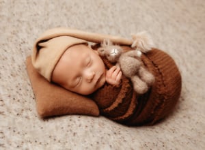 Image of THAT'S A WRAP - NEWBORN WRAPPED MINI
