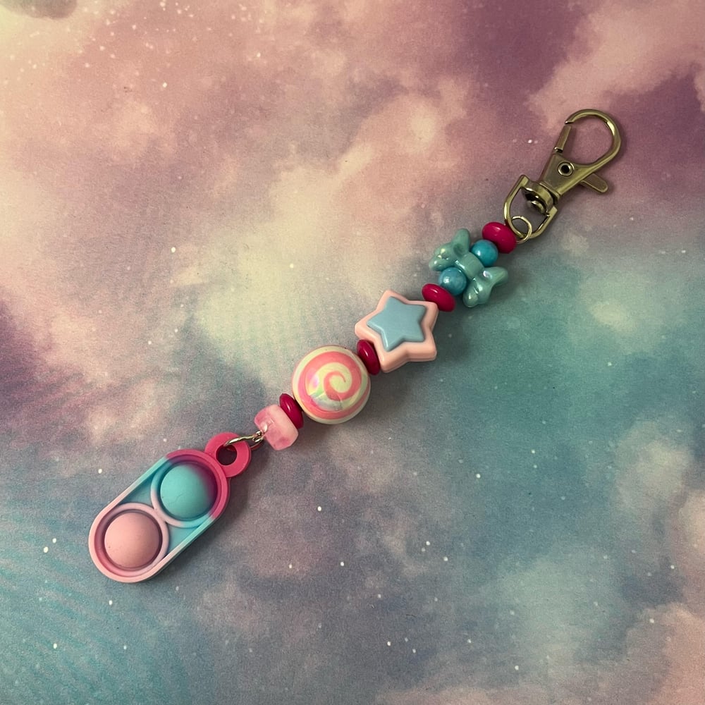 Image of Popit Fidget Keychain Collection