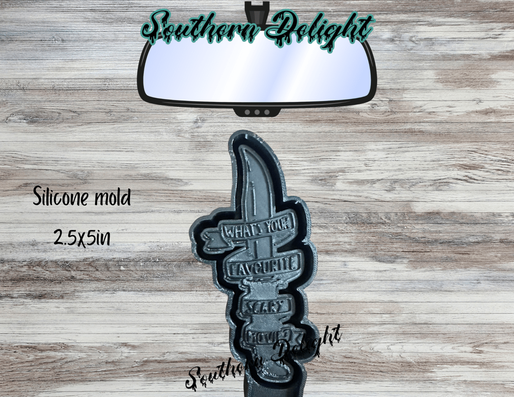 Image of Scream Favorite Scary Movie Knife freshie mold