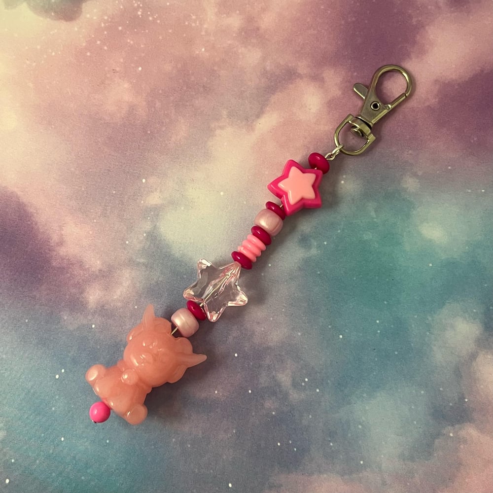 Image of Pink Creature Keychain