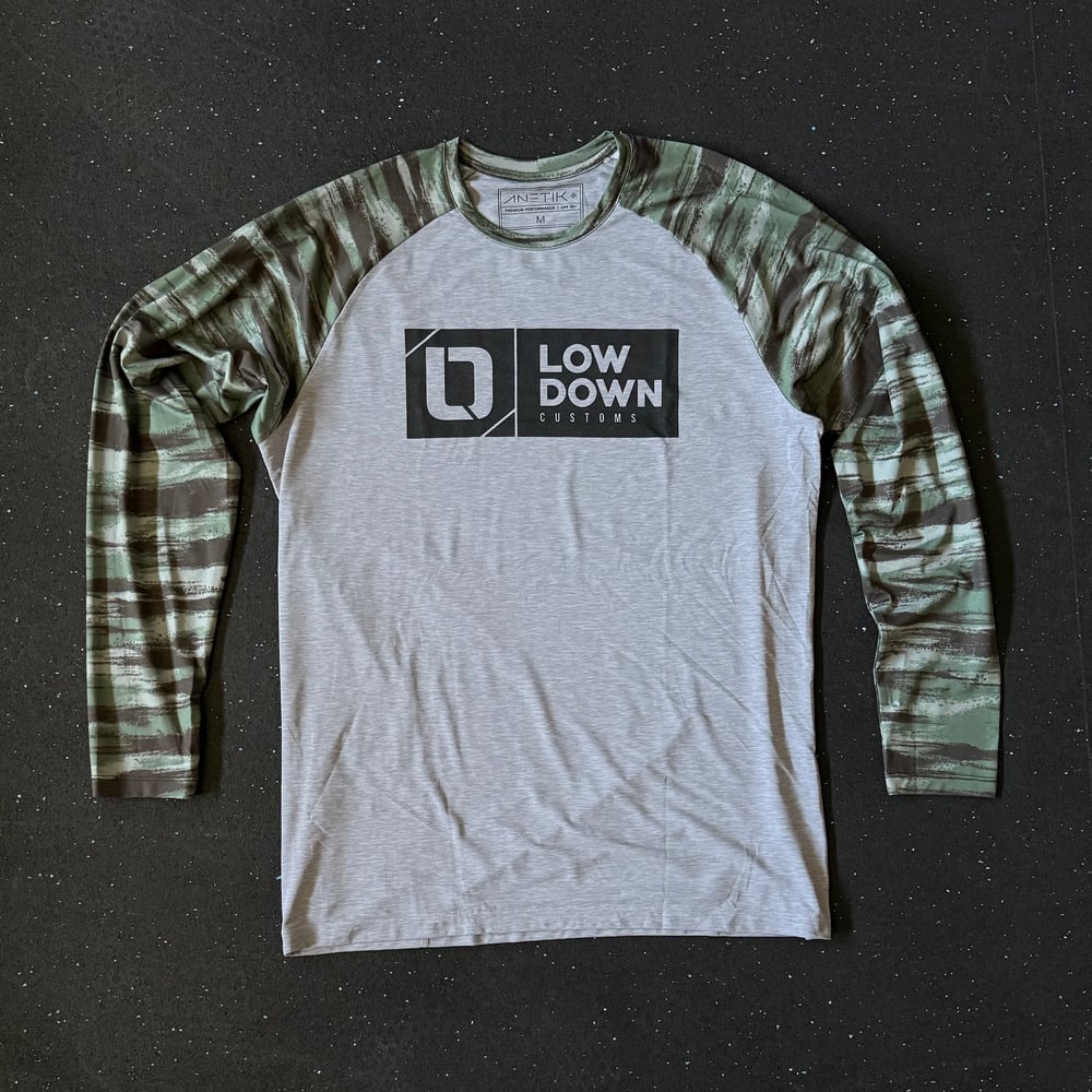 Image of LDC x ANETIK Remix Raglan Tech Camo