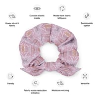 Image 8 of Pink Poppy Petals Hair Scrunchie