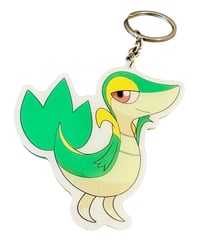 Stunning Smug Snivy Pokemon Keychain