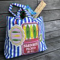 Image 1 of Sardines Tote Bag