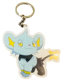 Smug Pokemon Shinx Keychain