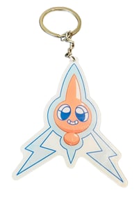 Charming Rotom Pokemon Keychain