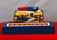 Image 6 of New England Patriots Hand Crafted NFL 3D Wooden Diorama Cartooning Wall Décor