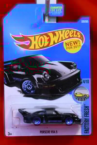 Image 1 of 2017 Hot Wheels New Model Black Porsche 934.5 – Diecast Car NIP
